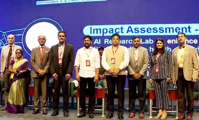 Telangana News | CM Revanth inaugurates the Global AI Summit in Hyderabad.