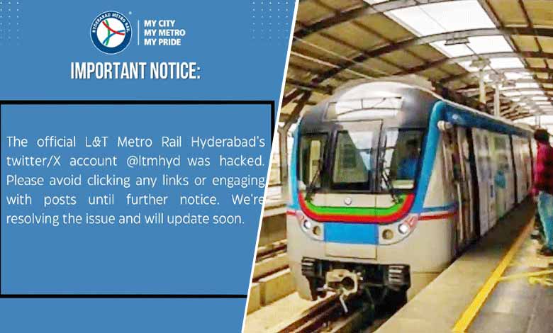 L&T Hyderabad Metro Rail's X (Twitter) Account Hacked