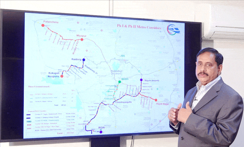 Hyderabad Metro Extension: 40 km Airport-Fourth City Line to Boost Connectivity