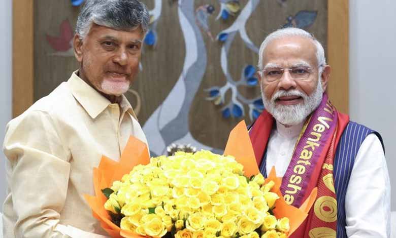 Andhra CM Naidu, Pawan Kalyan greet PM Modi on birthday