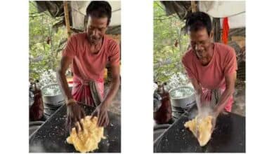 Kolkata's 'Patai Paratha' Goes Viral: The Unique Technique Leaves Viewers Stunned