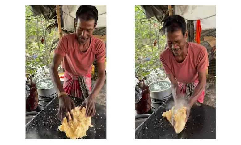 Kolkata's 'Patai Paratha' Goes Viral: The Unique Technique Leaves Viewers Stunned