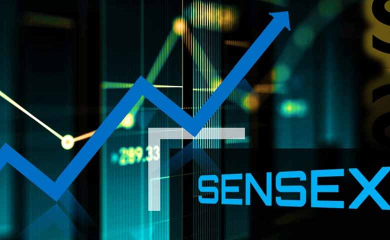 Sensex trades flat amid weak global cues