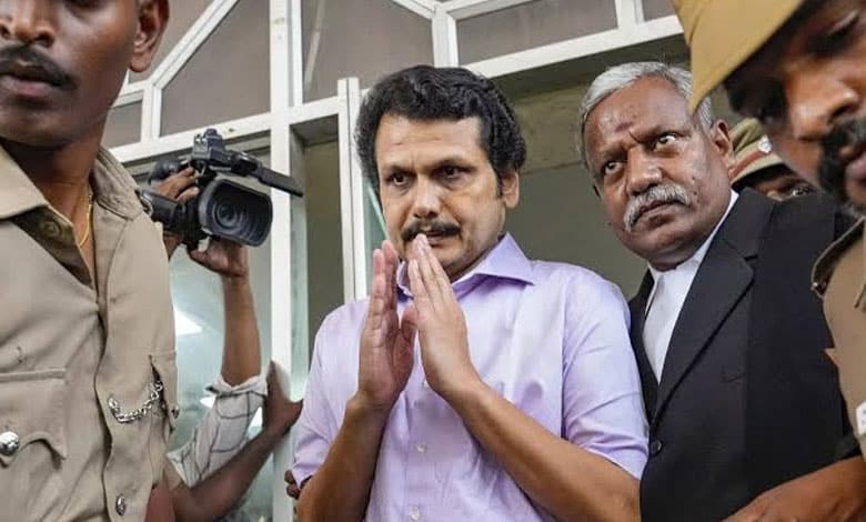 Post bail, Senthil Balaji walks out of Puzhal prison