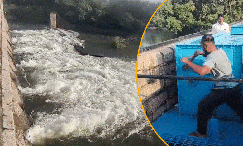 Hyderabad: Floodwater Released from Osman Sagar and Himayat Sagar Reservoirs, Authorities Issue Alert