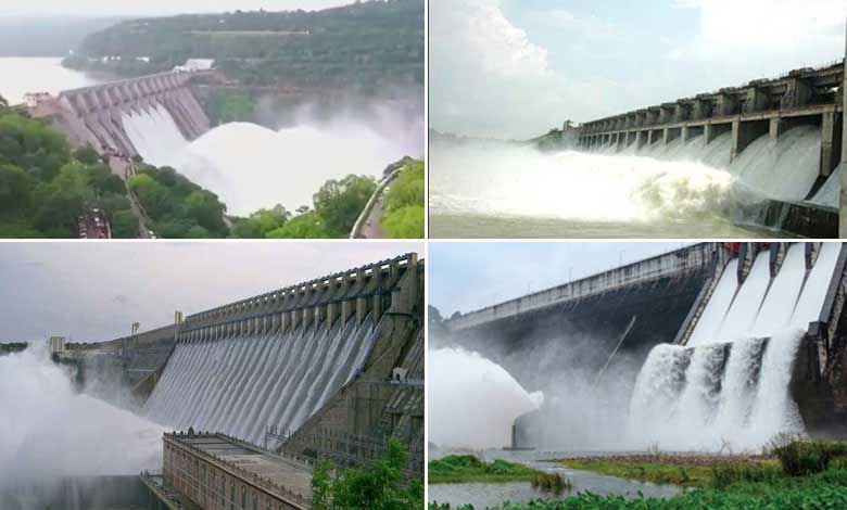 Water Released from Various Projects in Telangana and Andhra Pradesh