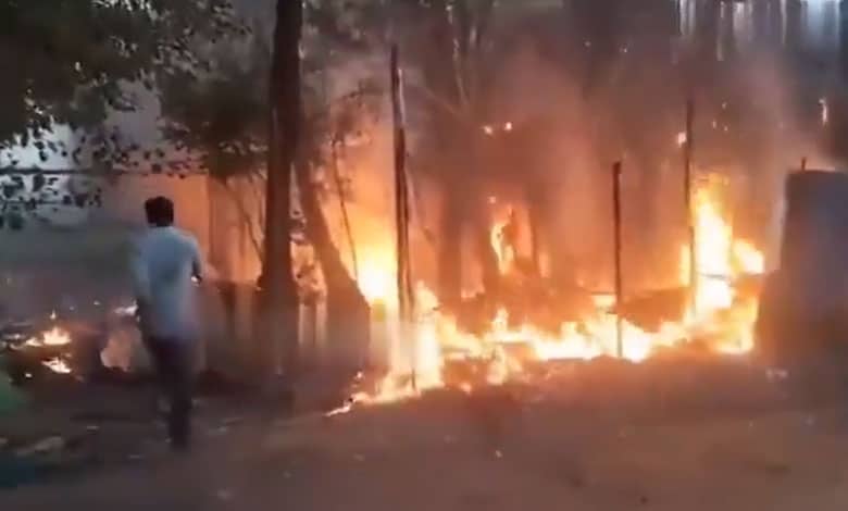 Tragic Lightning Strike at Firecracker Unit in East Godavari: 2 Dead, 15 Battling for Life