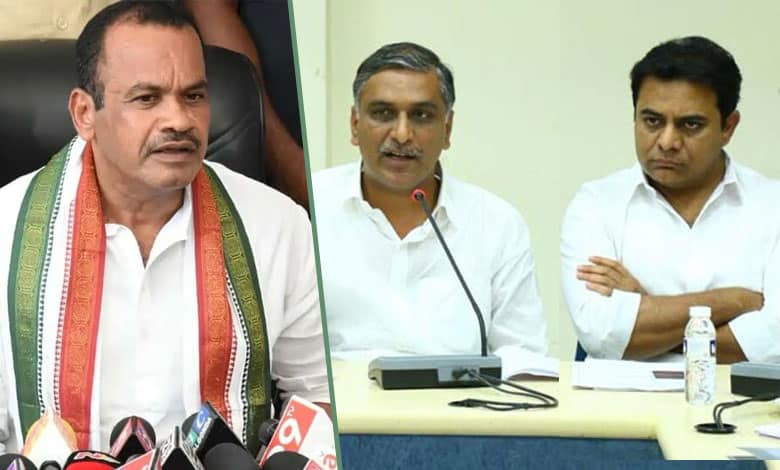 KTR and Harish Rao Involved in Rs.7 Lakh Crore Scams: Komatireddy