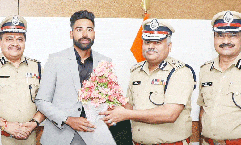 Cricketer Mohammed Siraj Officially Assumes Charge as DSP in Telangana