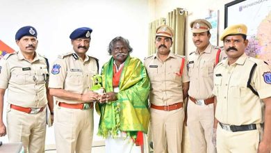 Padma Shri Awardee Kinnera Mogilaiah Meets Rachakonda Police Commissioner After Land Dispute Incident