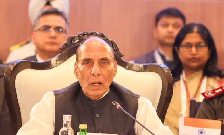 Inviting outside forces dents efforts for unity: Rajnath tells neighbours on maritime security