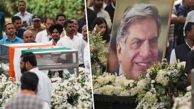 Tearful Farewell to legendary business tycoon Ratan Tata