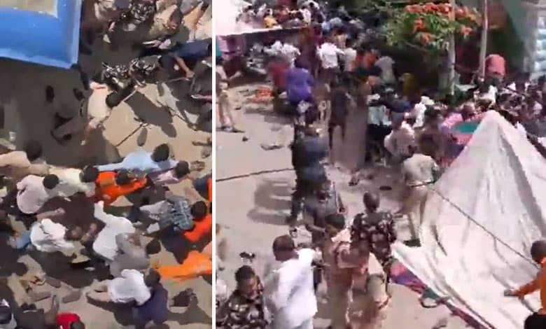 Police Lathi Charge on BJP Workers Protesting Muthyalamma Temple Incident in Secunderabad