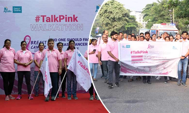 Apollo Cancer Centre organises Pink Defender Walkathon for breast cancer awareness