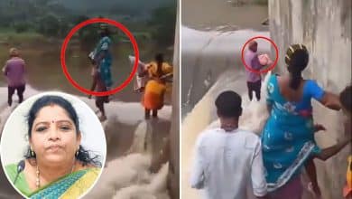 New Mother Crosses Dangerous Stream, AP Tribal Welfare Minister Responds