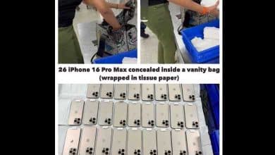 26 iPhones seized from woman passenger at airport