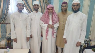 Qari Muhammad Abdul Rahman Meets Sheikh Dr. Saleh bin Humaid in Makkah