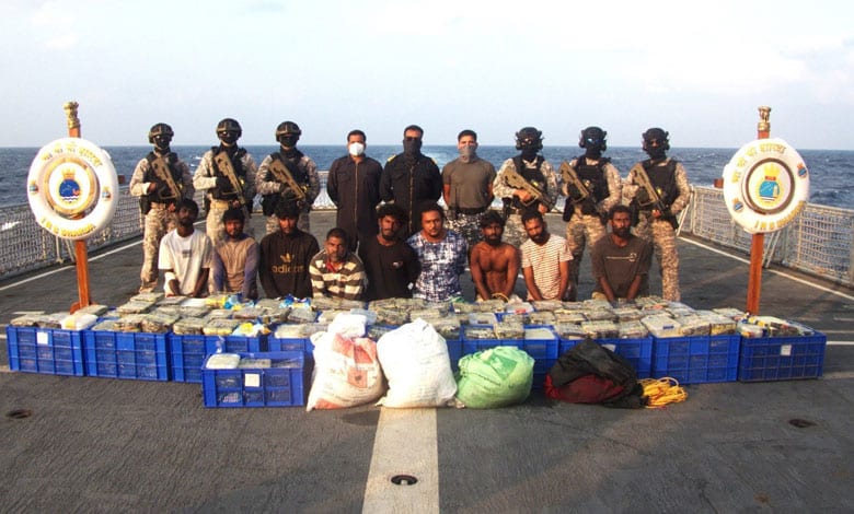 Indian Navy seizes 500 kg of meth in Arabian Sea