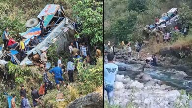 36 killed as bus falls into gorge in Uttarakhand