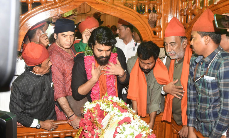 Ram Charan Criticized for Visiting Kadapa Dargah While on Ayyappa Deeksha, Sparks Religious Controversy