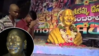 Young Men Apologize After Diwali Incident with Gandhi Statue in Hyderabad