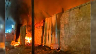 Hyderabad’s Old City Rocked by Massive Scrap Yard Fire in Karwan