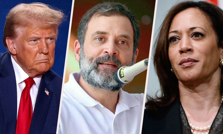 LoP Rahul Gandhi writes to Trump, Harris after US poll results