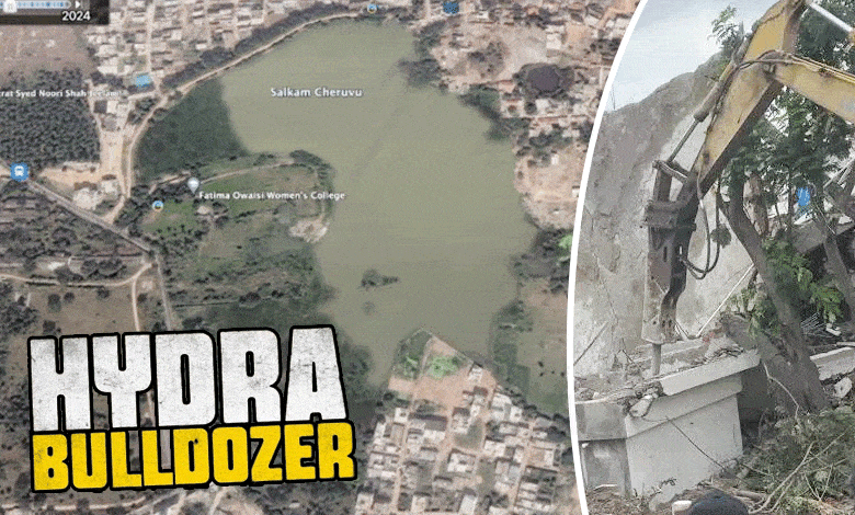 HYDRA’s Bold Move: Next Focus is Reviving 100 Lakes in Hyderabad During Demolition Drive