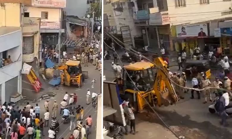 HYDRA Conducts Demolition Operation in West Maredpally, Hyderabad