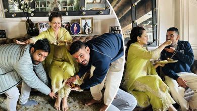 Kangana Ranaut blesses her brothers on Bhai Dooj