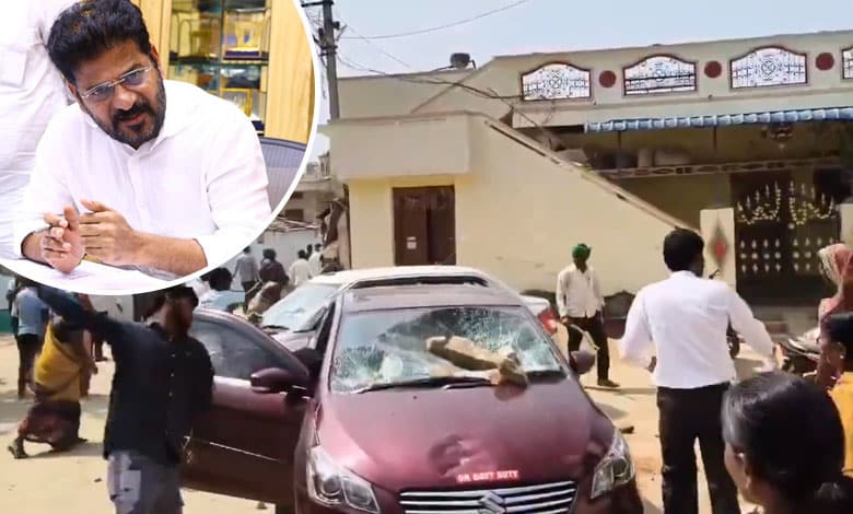 Farmers Attack Officials in Kodangal, Revanth Reddy to Visit Delhi and Maharashtra