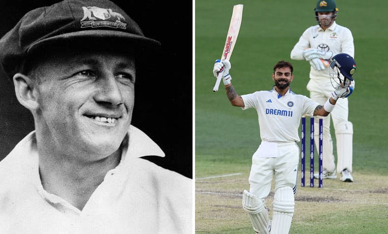 Kohli Surpasses Cricket Legend Don Bradman with Stunning Achievement