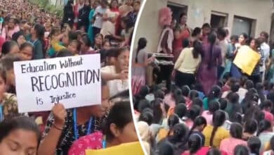 Koti Women's University Students Protest for UGC Recognition