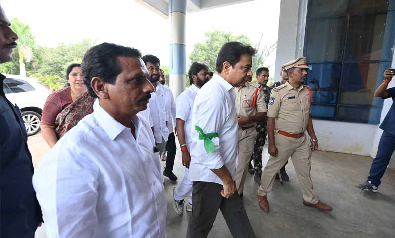 BRS Party Leaders Visit Sangareddy Jail to Meet Latcharla Farmers for Solidarity