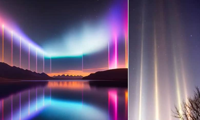 What Are the Mysterious Light Pillars That Illuminate the Night Sky? Discover the Stunning Phenomenon: Video