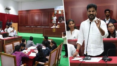 CM Revanth Reddy Joins Children's Mock Assembly on Children's Day in Hyderabad