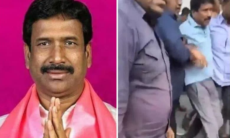 Former BRS MLA P. Narendra Reddy Arrested After Viqarabad Collector Attack During Protest