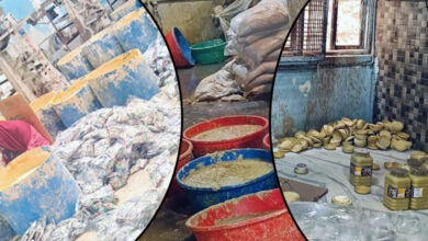 Raids in Hyderabad Uncover Unhygienic Factories; 1400 kg of Ginger Garlic Paste Seized for Adulteration Concerns