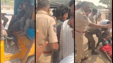 Road Accident Near Siddipet: Six Injured as Speeding DCM Collides With AutoRoad Accident Near Siddipet: Six Injured as Speeding DCM Collides With Auto