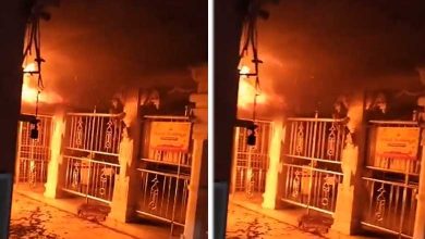 Fire Breaks Out at Lord Venkateshwara Temple in Santosh Nagar, Hyderabad