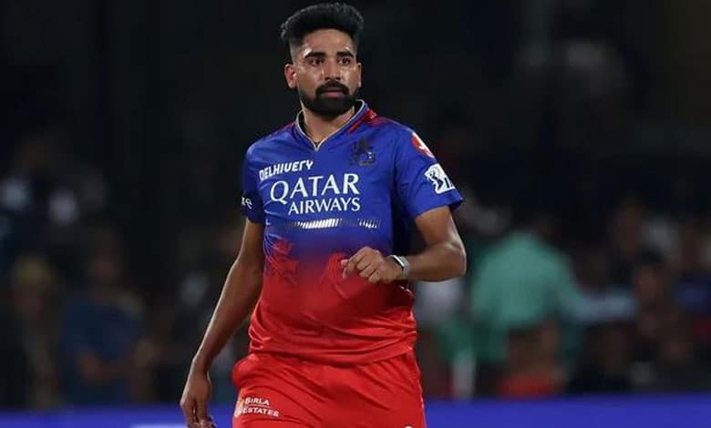 RCB’s Bold Move: Star Pacer Mohammed Siraj Released, Set for High-Stakes Auction