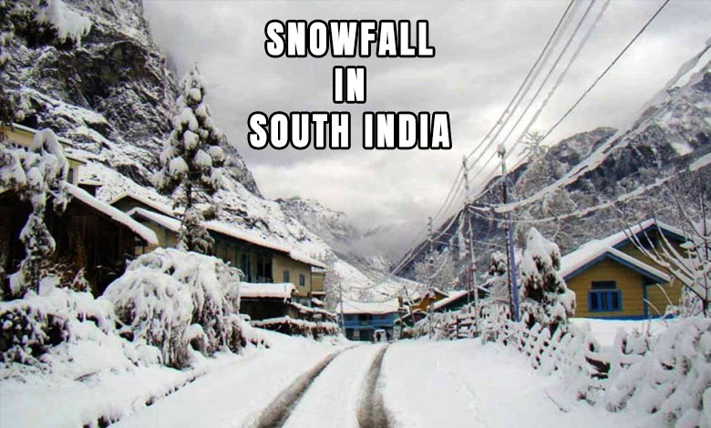 SNOWFALL 1 Discover the Only Place in South India Where Snow Falls!