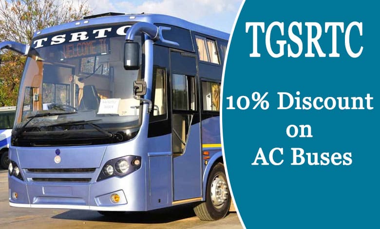 TGSRTC Offers 10% Discount on AC Buses for Metro Express Bus Pass Holders