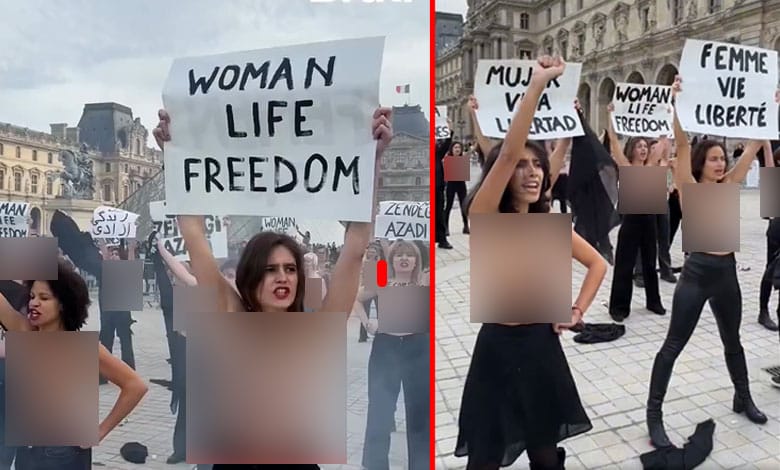 FEMEN Group's Protest in Paris Sparks Controversy: Video