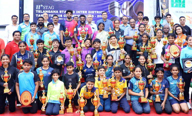 11th STAG Telangana State & Inter-District Table Tennis Championships 2024: Final Day Results