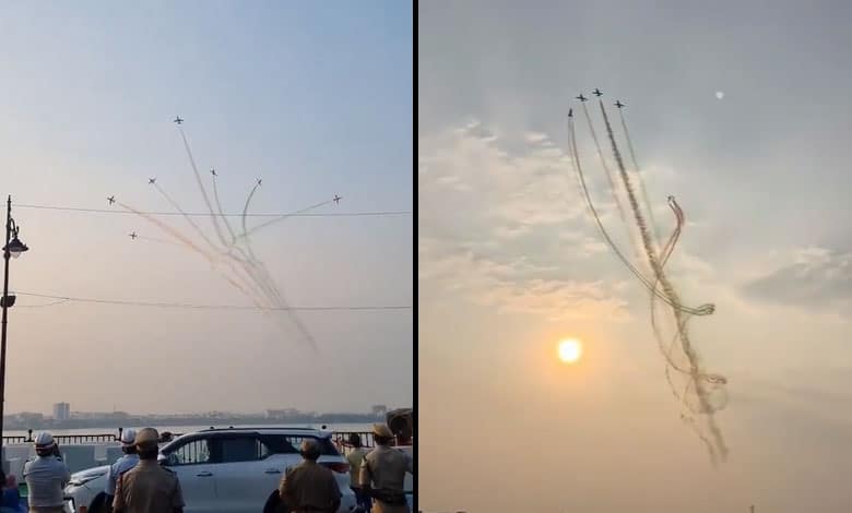 Hyderabad Witnesses Spectacular Air Show to Mark Congress Government's First Anniversary