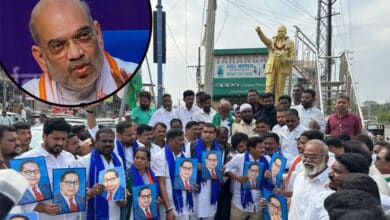 Congress rally in Hyderabad demands Amit Shah’s removal from Union Cabinet