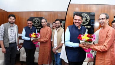 Rare bonhomie on display between Uddhav Thackeray and Devendra Fadnavis