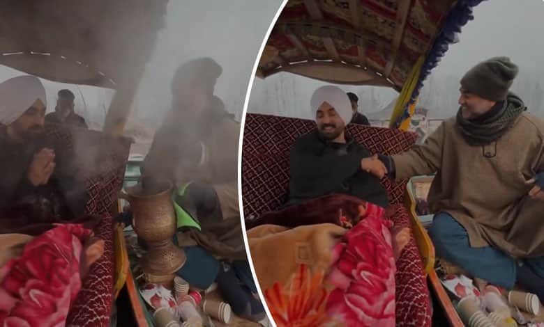 Diljit Dosanjh’s peaceful moment on Dal Lake: Relishing Kahwa and Kashmir’s beauty