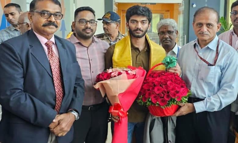 Newly crowned World Chess Champion Gukesh gets rousing welcome in Chennai